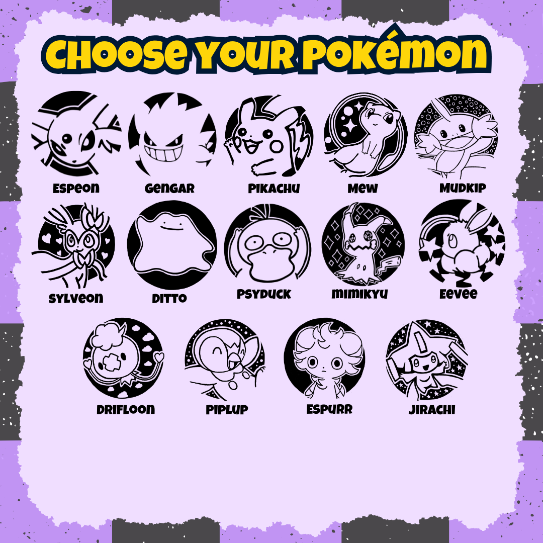 Custom Pokemon Pride Flag Button Badge: LGBTQIA+ Queer Pokemon, Activist Pin (32mm)