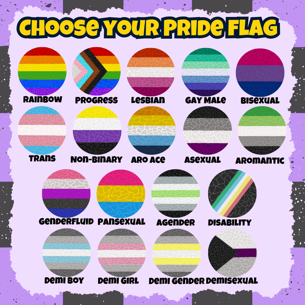 Custom Pokemon Pride Flag Button Badge: LGBTQIA+ Queer Pokemon, Activist Pin (32mm)
