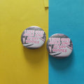 I Like Girls & Scary Movies 32mm Badge- Sapphic Lesbian Pride Pin