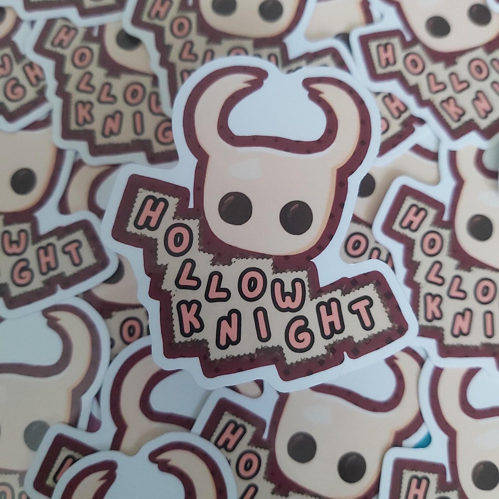 Hollow Knight 2.5 Inch Vinyl Sticker Silk Song Metroidvania Hallownest