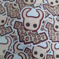 Hollow Knight 2.5 Inch Vinyl Sticker Silk Song Metroidvania Hallownest