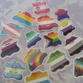 Pride Flag Ditto Vinyl 2.5" Sticker | LGBTQIA+ Pokémon Die-Cut